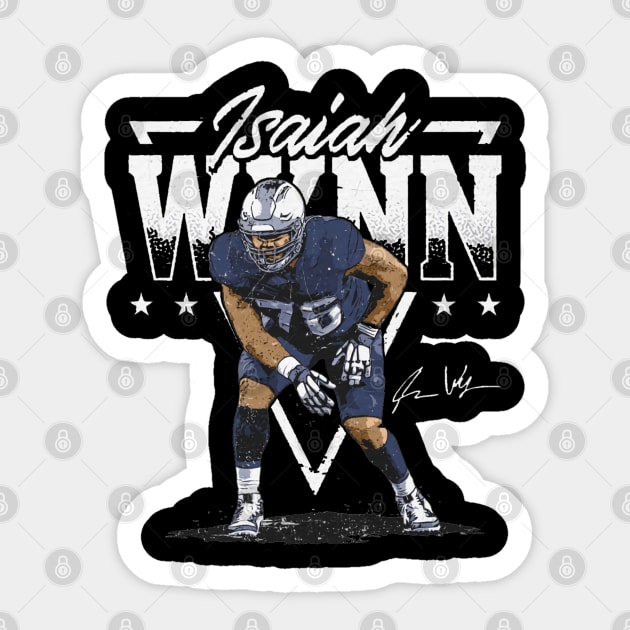 Isaiah Wynn New England Triangle Name Sticker by Buya_Hamkac